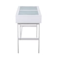 thumbnail image 1 of Lumisource Emery Contemporary Console Table With White Steel Finish TBC-EMRY WW, 1 of 5