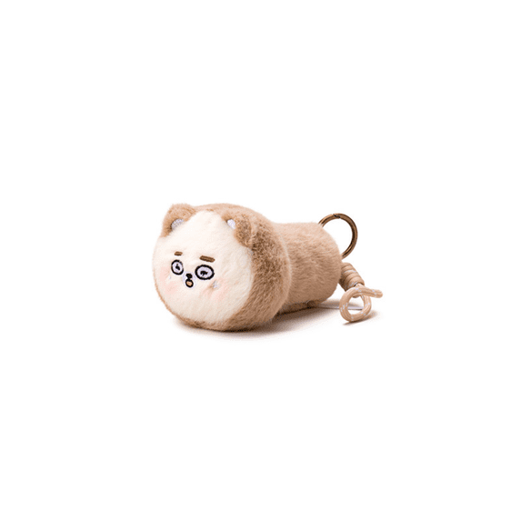 LumiTrail Bear Plush Flashlight Keychain, LED Mini Light Key Ring Charm, Cute Portable Bag Pendant
