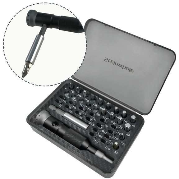 Lumiadot 39PCS Screwdriver Bit Set with Aluminum Handle