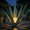 thumbnail image 1 of Lumiartisan Outdoor Metal Agave Plant 35cm/13.8" Iron Garden Decor No Assembly, 1 of 8