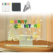 Lumiboard LED Drawing Board, Cosmody LED Drawing Board, Shatterproof Acrylic Light Board for Home, Office, Classroom & Restaurants, Glow Writing Board