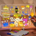 thumbnail image 1 of Lumiboard LED Drawing Board, Doodle Glow Drawing Board, LED Note Board with Colors, Acrylic Dry Erase Boards with Soft Eye Protection Light, Personalized Led Note Board with Colors, 1 of 7