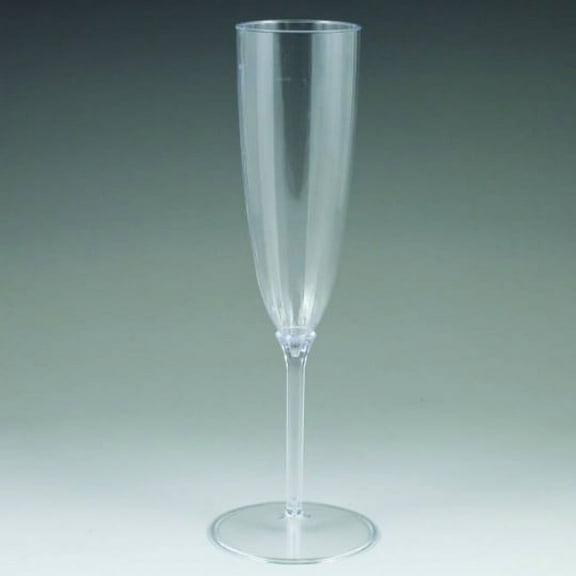 Lumiere 1 Piece 5 oz Plastic Champagne Glasses 8 Per Pack