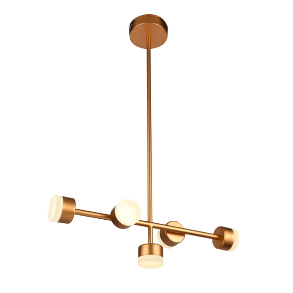 Lumiere 5-Light LED Pendant Light, Modern Ceiling Fixture, Integrated LED