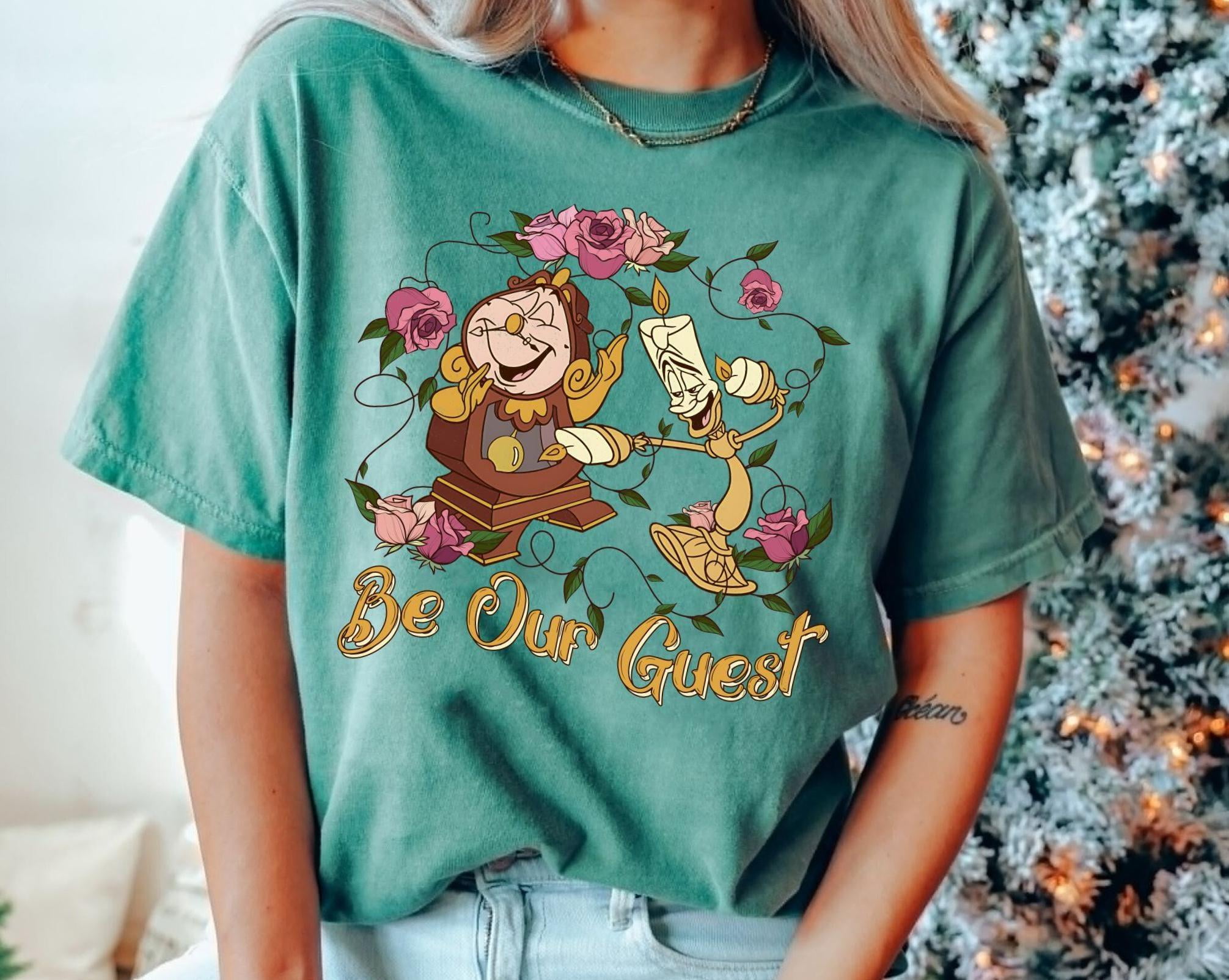 Lumiere And Cogsworth Be Our Guest Shirt, Beauty And The Beast Tale As