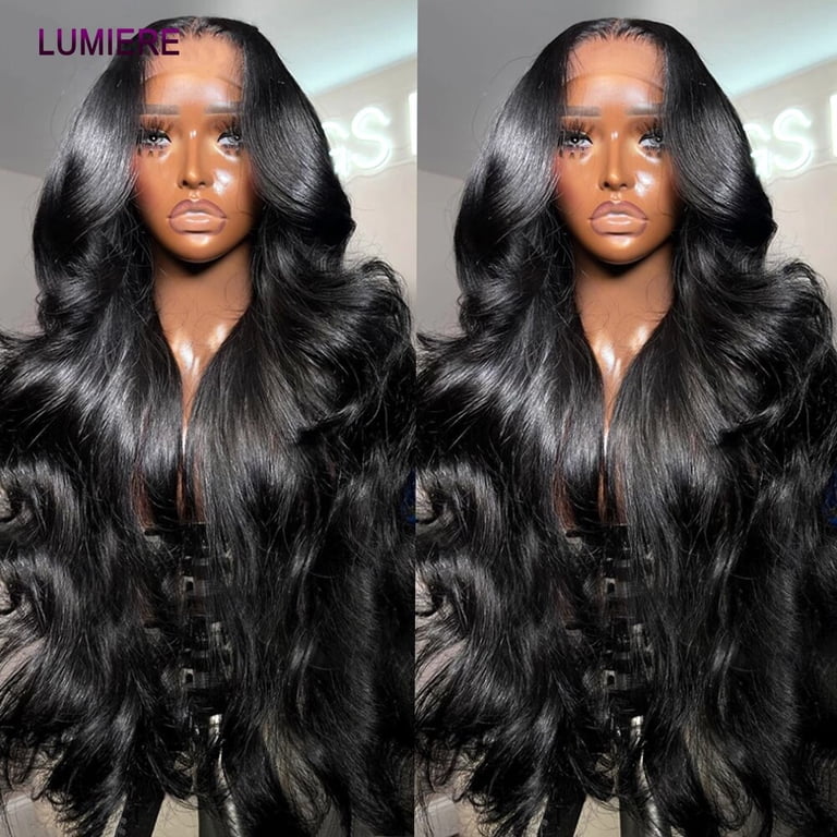 Lumiere Brazilian body Wave Lace Closure Human Hair Wigs 4×4 