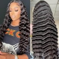 thumbnail image 1 of Lumiere Hair 30 32 Inch Loose Deep Wave 13x4 HD Lace Front Human Hair Wigs Brazilian Frontal Wig Lace Closure Water Wave Wig For Black Women 150% Density, 1 of 6