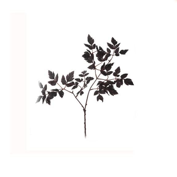 Lumifun Artificial Maple Leaves Branches 17.7 inches, Fake Maple Bushes Shrubs Faux Silk Foliage, for Home Thanksgiving Centerpiece Farmhouse Fireplace Halloween Decor