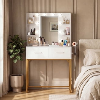 Makeup Vanities | Gold - Walmart.com