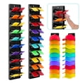 Lumikrypt 2 Pack Hat Organizer for Baseball Caps, Wall Mounted Hat Rack ...