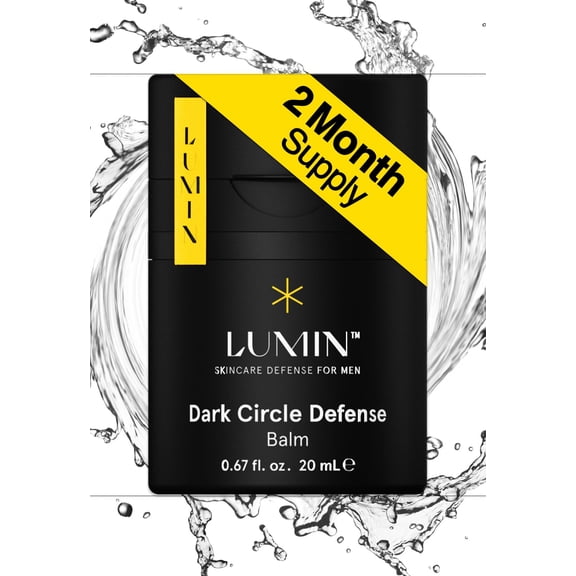 Lumin - Men's Dark Circle Defense Balm - Anti-Aging Korean Formulated Eye Cream Treatment for dark circles, fine lines, & wrinkles, Suitable for all skin types, Daily Use, 20ml, 1-Pack