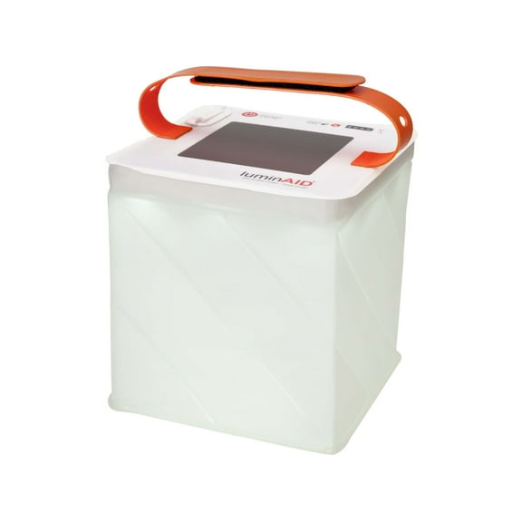 LuminAID Max QI Solar Lantern w/Phone Charger, White