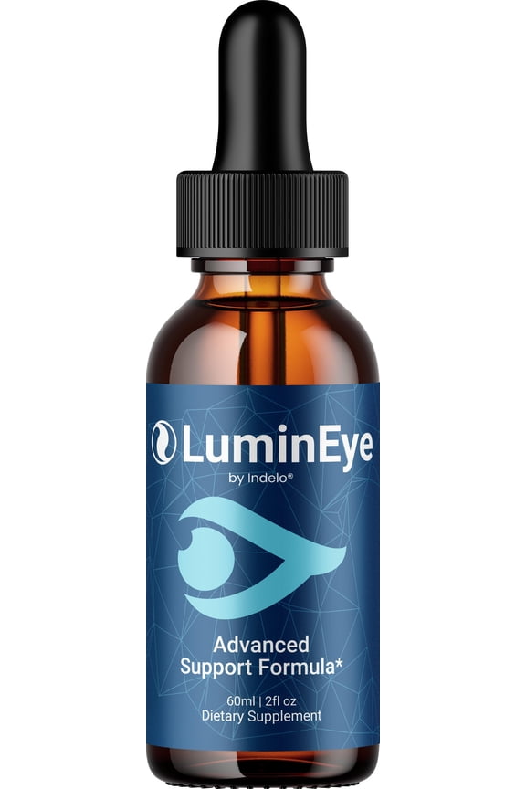 LuminEye Drops Eye Support Supplement LuminEye Liquid Vitamins Healthy Vision Support, 1 Pack, 1 Month Supply
