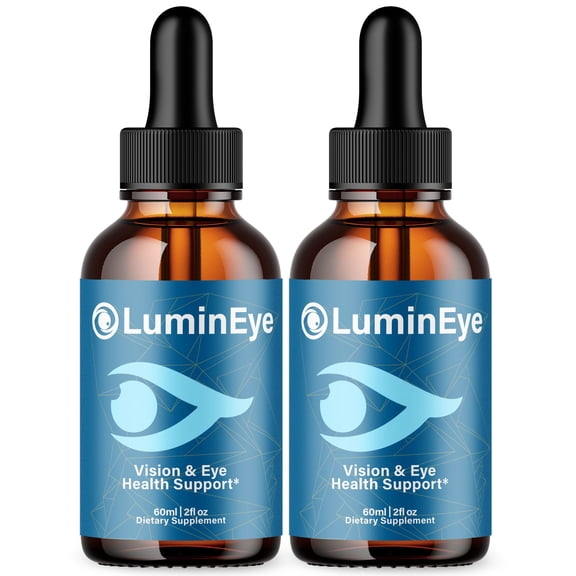 LuminEye Vision Support Drops Advanced Formula Eye Health Supplement Lumin Eye 60 Servings
