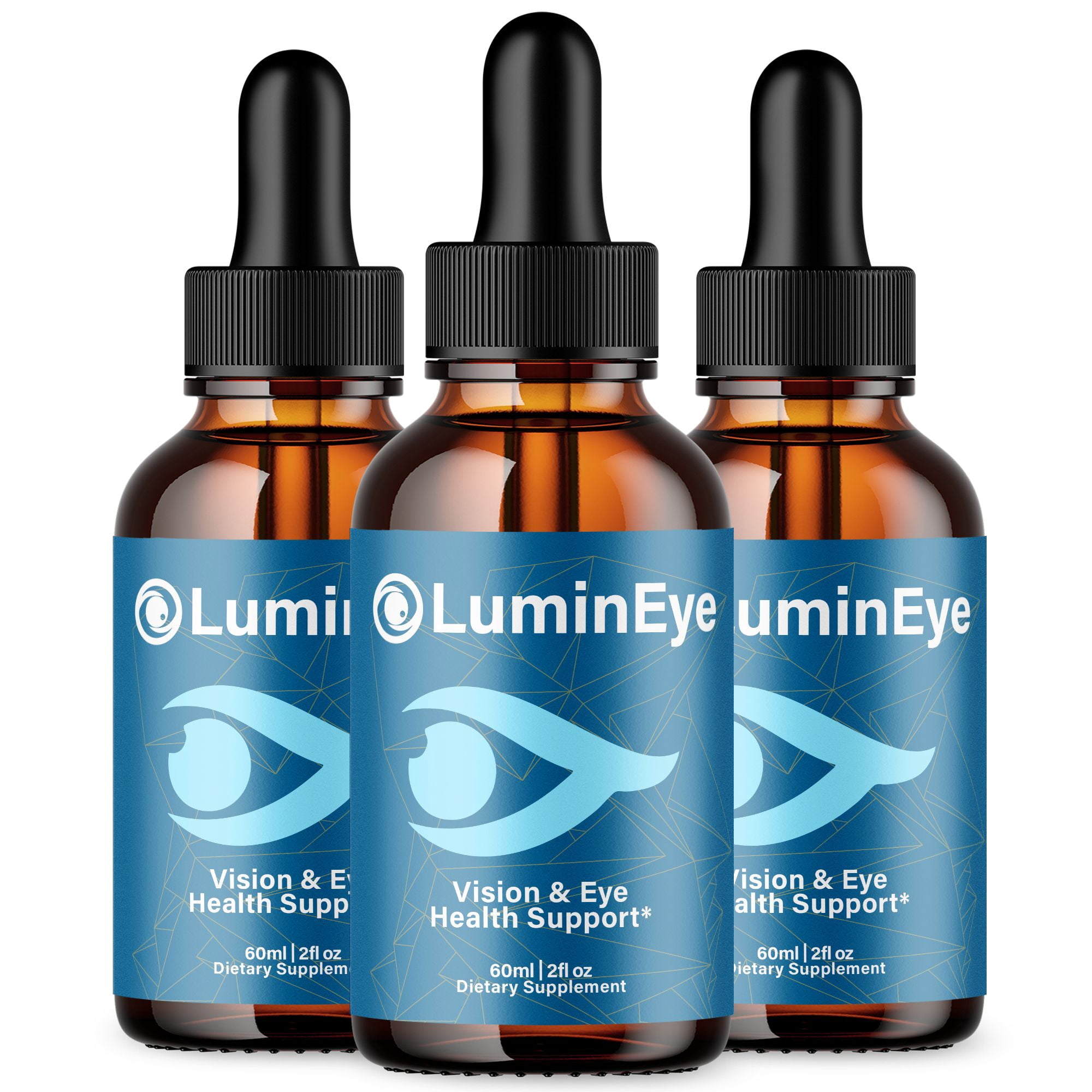 LuminEye Vision Support Drops Advanced Formula Eye Health Supplement Lumin Eye 90 Servings
