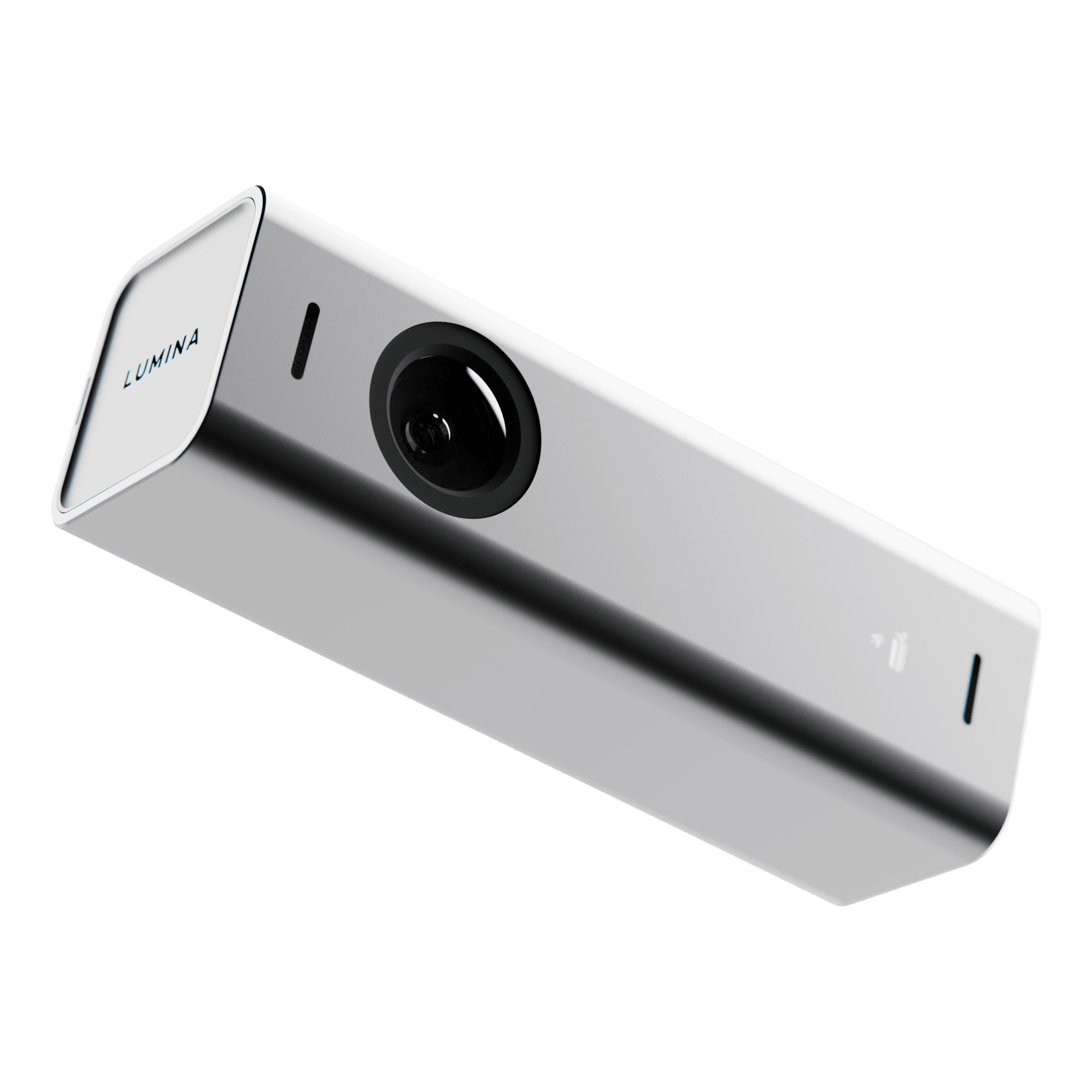Lumina 4K Webcam: Studio-Quality Webcam Powered by AI. (Silver)