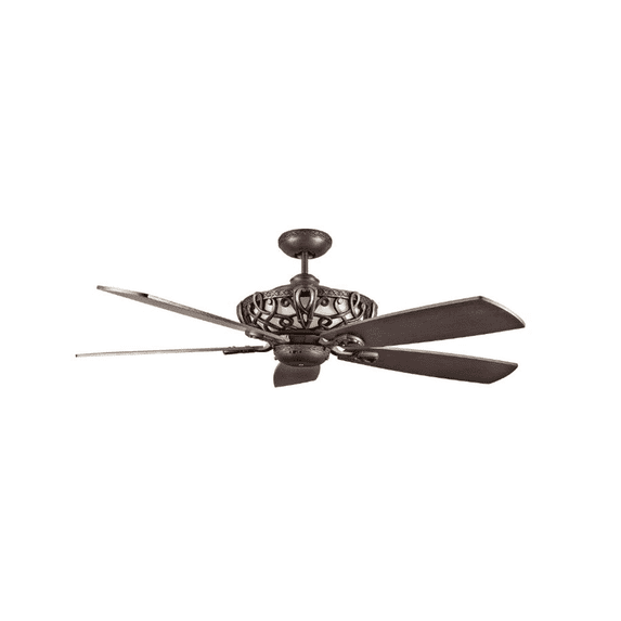 Luminance Aracruz 60'' Oil Rubbed Bronze LED Downrod Mount Transitional Ceiling Fan