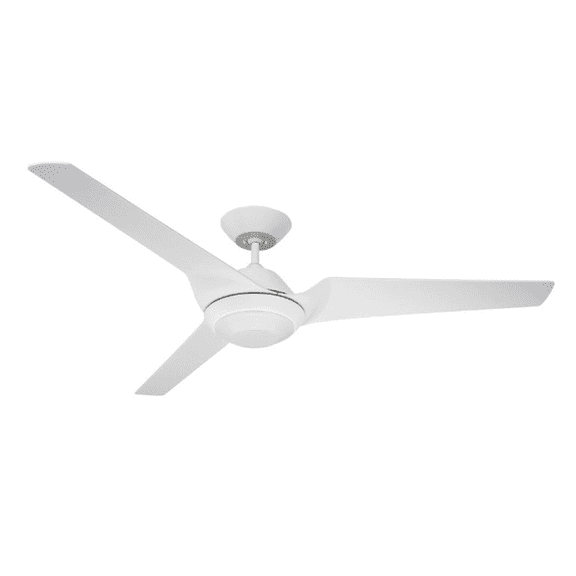 Luminance Exo Kathy Ireland Home Sweep Eco 60" Ceiling Fan Light Kit, Satin White CF275SW
