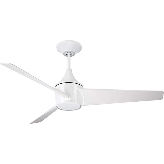 Luminance Kathy Ireland Home Riptide, 52 Inch, Satin White