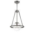 thumbnail image 1 of F26111-57-Sunset Lighting-Messier - 1 Light Pendant   Antique Gunmetal Finish with Seeded Glass, 1 of 1