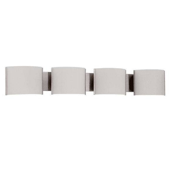 Luminance Stanton 4 Light Vanity Bright Satin Nickel GU24 Socket TF3124-80-GU24