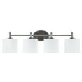 thumbnail image 1 of F11004-80-Sunset Lighting-4 Light Wall Sconce   Bright Satin Nickel Finish with Opal Glass, 1 of 4