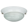 thumbnail image 1 of F7761-30-MB-LED-Sunset Lighting-Accessory - 10.13 Inch 18W 2 LED Ceiling Fan Light Kit   White Finish with Alabaster Glass, 1 of 1