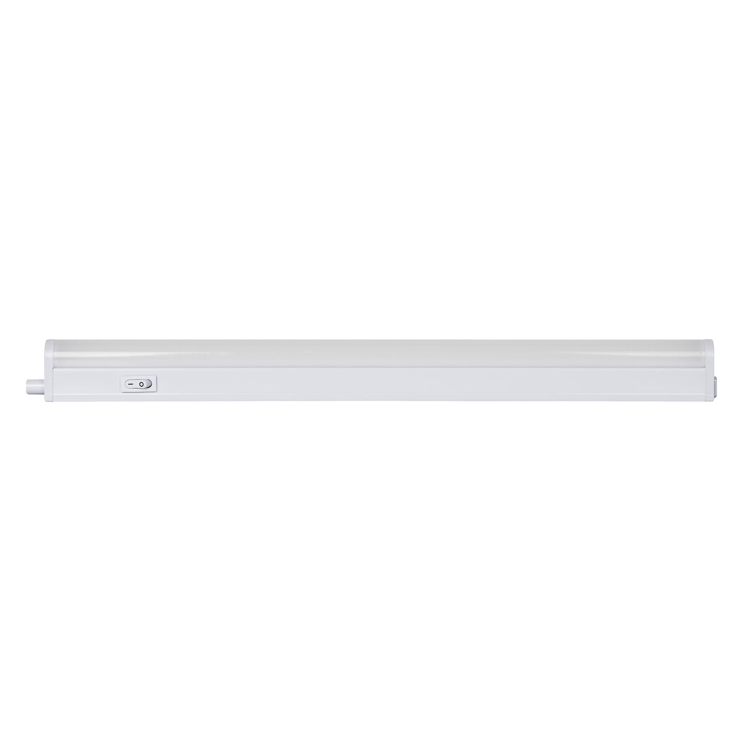 F8816-30-1-Sunset Lighting-16 Inch 7W LED Under Cabinet   White Finish with Opal Glass