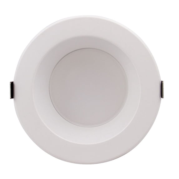 F9616-30-Sunset Lighting-6 Inch 18W LED Flush Mount White Finish