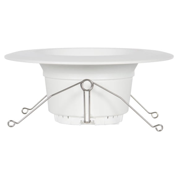 F9902-30-2-Sunset Lighting-7.38 Inch 15W LED Flush Mount   White Finish
