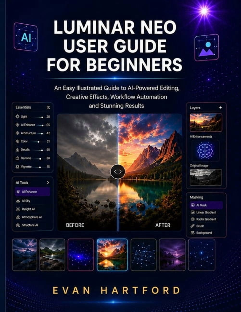 Luminar Neo User Guide for Beginners: An Easy Illustrated Guide to AI-Powered Editing, Creative Effects, Workflow Automa, (Paperback)