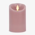 thumbnail image 1 of Luminara Blooming Mauve Garden Pillar Candles - Flameless Real-Flame Nature-Inspired Battery Operated LED Decor - Spring Summer Collection - 3" x 4.5" C108, 1 of 3