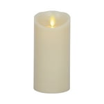 Darice 10006366 Luminaria Flameless Candle, Ivory Wax Unscented Classic Pillar, 7", Ivory/Cream (Pack of 1)