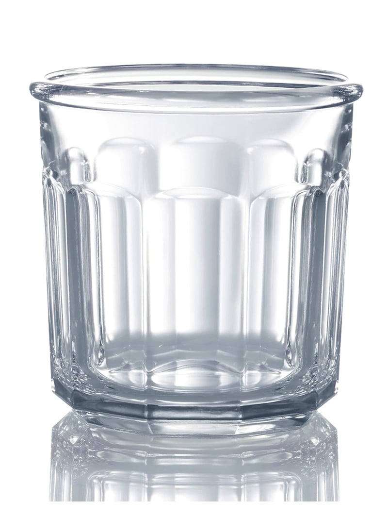 Luminarc 14 oz. Clear Working Glass Storage Jar/DOF With White
