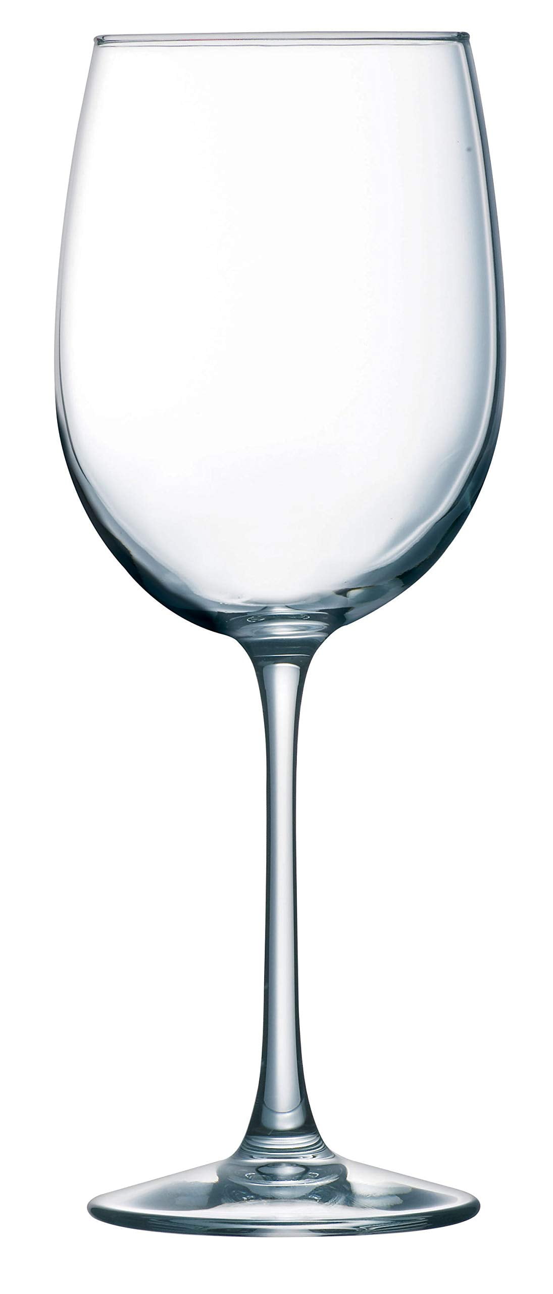 Clear Glass Tulip Wine Party Set, 19 oz, 12 Pieces