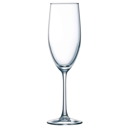 Luminarc 8 oz. Cachet Clear Glass Flutes 4 PC Glassware Set