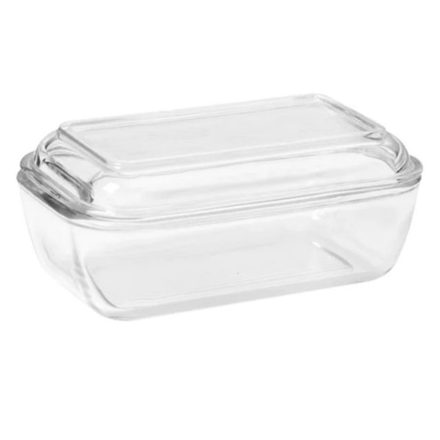 Luminarc Classic Glass Butter Dish with Lid