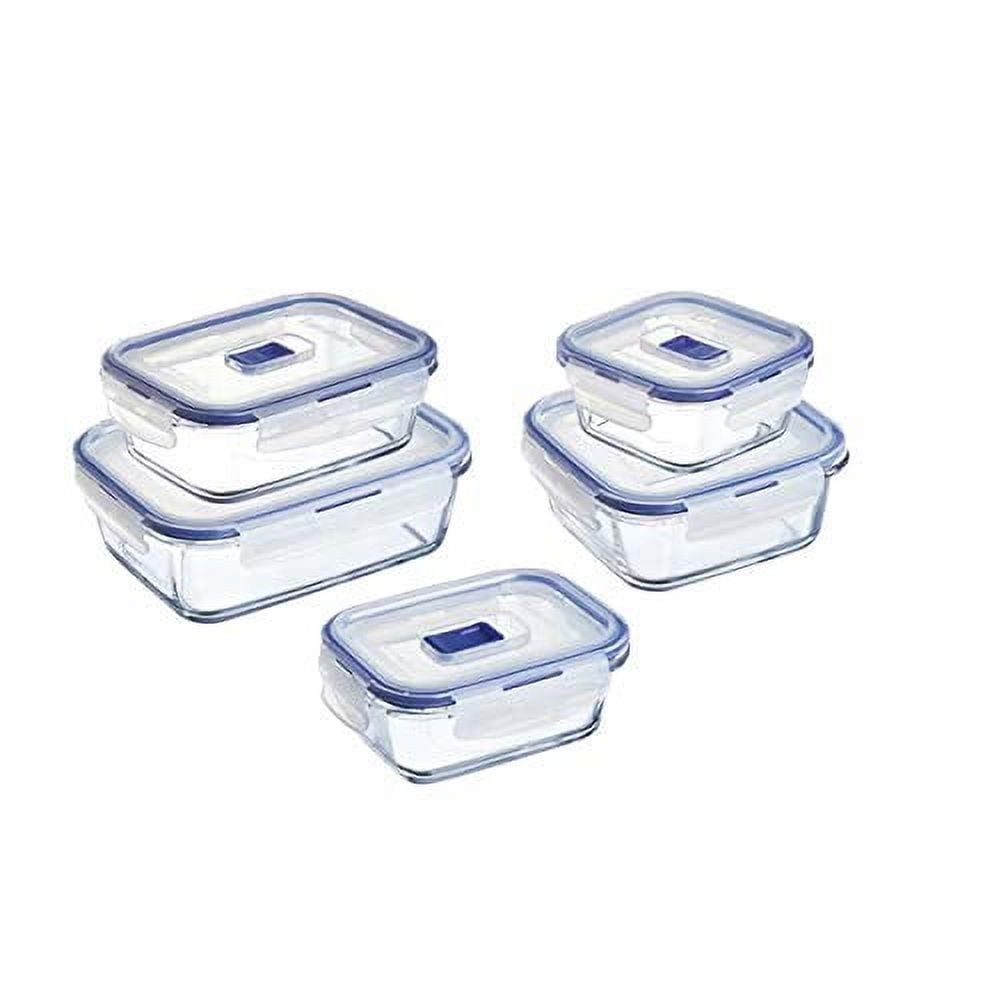 Luminarc Pure Box Active – Airtight Glass Storage Container, Rectangular  0.38 L
