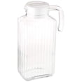 thumbnail image 1 of Luminarc Quadro 1.7-Liter (57.5 Ounce) Pitcher, Glass, 1, Clear, 1 of 5