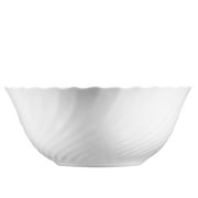 Luminarc Trianon White Glass Salad Bowl 24 cm