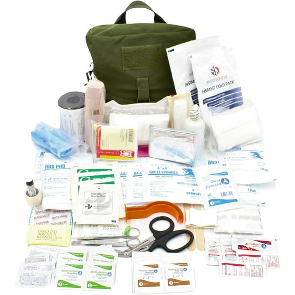 Luminary Family Medical Kit – Complete Emergency First Aid Solution for Home & Outdoor Adventures | Durable, Compact & Organized | for Families, Travelers, and Pets | HSA/ Eligible (Olive Drab)