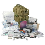 Luminary Tactical Trauma Kit Fully Stocked First Aid Backpack Medical Bug Out Bag Olive Drab