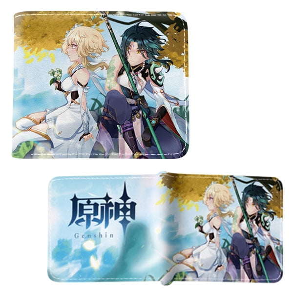 Lumine & Xiao - Genshin Impact 4x5" Bi-Fold Wallet - Walmart.com