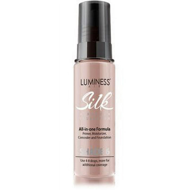  Luminess Air Silk 4-In-1 Airbrush Foundation- Foundation,  Shade 070 (.5 Fl Oz) - Sheer to Medium Coverage - Anti-Aging Formula  Hydrates and Moisturizes - Professional Makeup Kit for Cordless Air