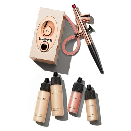 Luminess Icon Pro Makeup Air Brush Machine with Starter Kit (3 Piece Set)