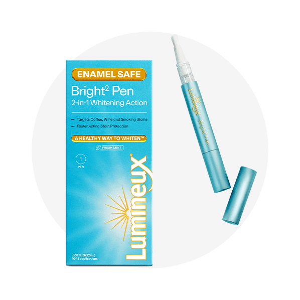 Lumineux Teeth Whitening & Dual Action Stain Repellant Bright, Fresh Mint Flavor, 1 Pen