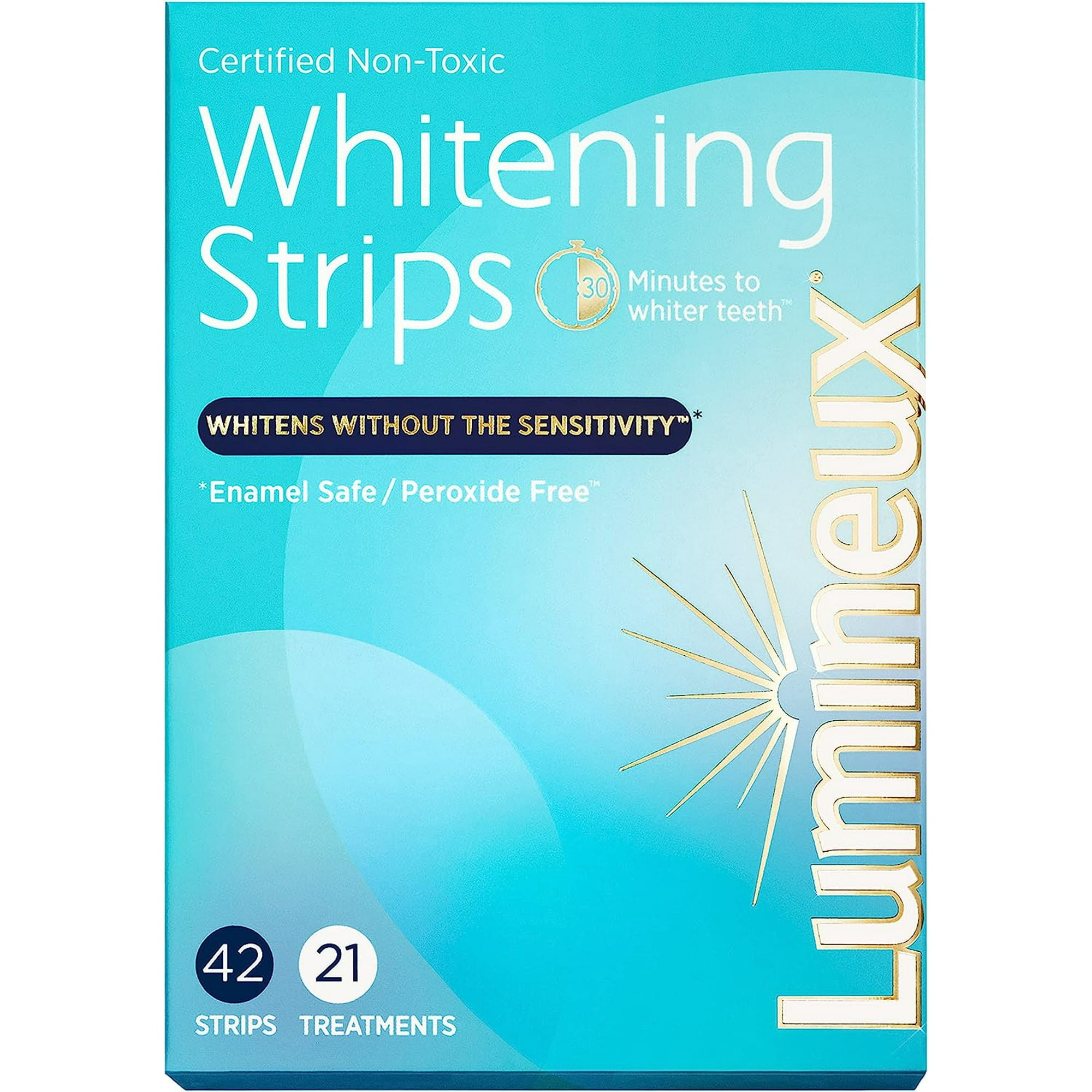 Lumineux Teeth Whitening Strips EnamelSafe & PeroxideFree Teeth
