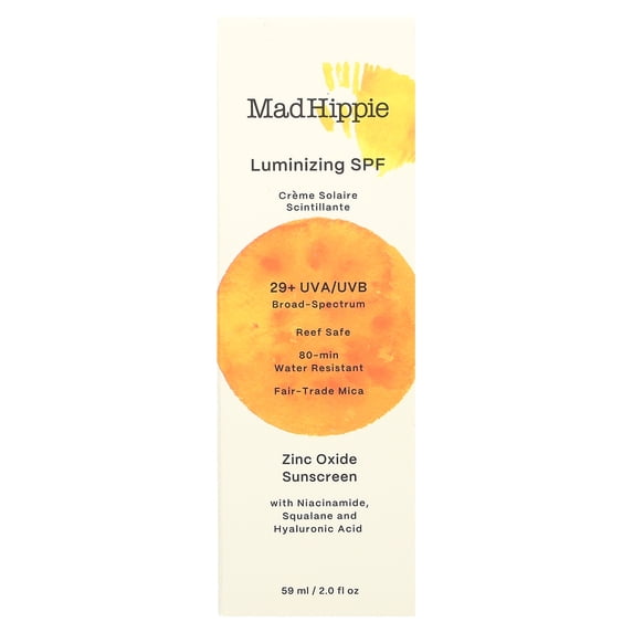 Luminizing Facial SPF, 2 fl oz (59 ml), Mad Hippie