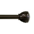 thumbnail image 1 of Lumino 1 Inch Oil Rubbed Bronze Ember, Single Curtain Rod Set, 42-120" Width, 1 of 4