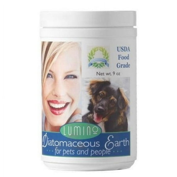 Food Grade Diatomaceous Earth for Pets & People Lumino Wellness 9 oz Powder